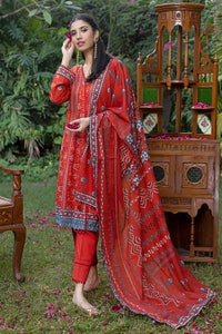 UAE -3PC Lawn Unstitched Printed Suit CL-32218