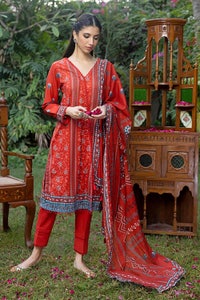 UAE -3PC Lawn Unstitched Printed Suit CL-32218