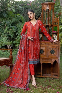 UAE -3PC Lawn Unstitched Printed Suit CL-32218