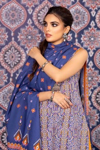 UAE -3PC Khaddar Printed Unstitched Suit K-32035 A