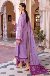 UAE -3PC Embroidered Lawn Unstitched Suit With Embroidered Denting Lawn Dupatta DN-32041