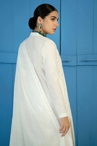 UAE -3PC Embroidered Lawn Unstitched Suit with Embroidered Denting Lawn Dupatta DN-42001
