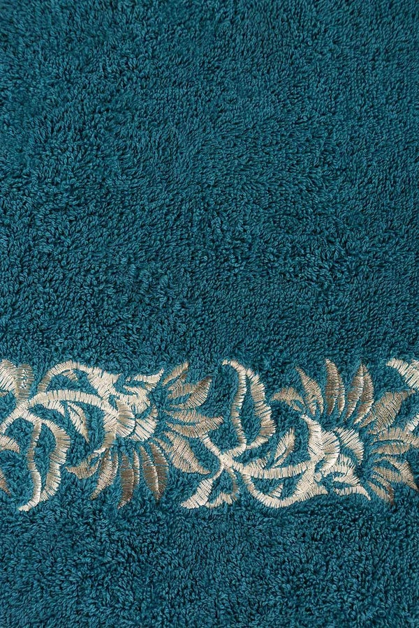 UAE -Dragonfly Combed 3Pc Embroidered Towel Set