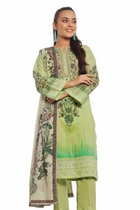 UAE -3 Piece Unstitched Printed Lawn Suit CLP-42189