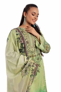 UAE -3 Piece Unstitched Printed Lawn Suit CLP-42189