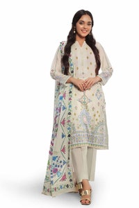 UAE -3 Piece Unstitched Printed Lawn Suit CLP-42190