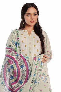 UAE -3 Piece Unstitched Printed Lawn Suit CLP-42190