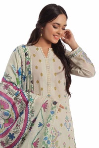UAE -3 Piece Unstitched Printed Lawn Suit CLP-42190