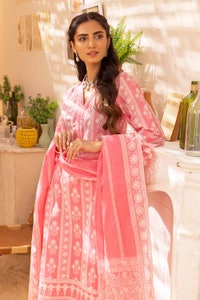 UAE -3PC Printed Lawn Unstitched Suit CL-32587 A