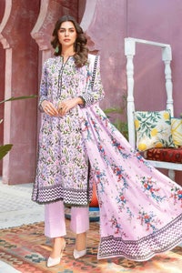UAE -3PC Lawn Unstitched Digital Printed Suit CL-32357 A