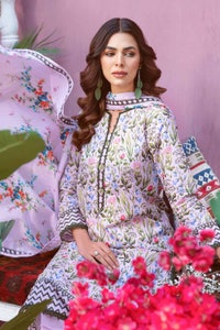 UAE -3PC Lawn Unstitched Digital Printed Suit CL-32357 A