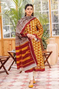 UAE -3PC Lawn Unstitched Printed Suit CL-32431 A