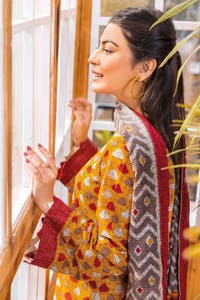 UAE -3PC Lawn Unstitched Printed Suit CL-32431 A