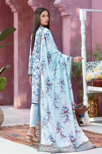 UAE -3PC Lawn Unstitched Digital Printed Suit CL-32357 B