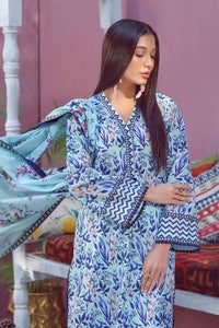 UAE -3PC Lawn Unstitched Digital Printed Suit CL-32357 B