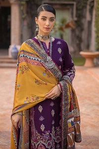UAE -3PC Embroidered Khaddar Unstitched Suit with Digital Printed Pashmina Shawl AP-32049