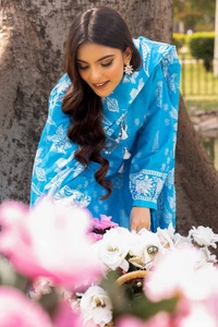 UAE -3PC Printed Lawn Unstitched Suit CL-32513 B
