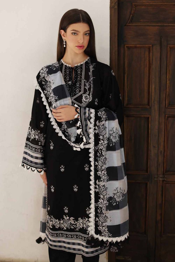 UAE -3PC Lawn Unstitched Printed Suit B-32005