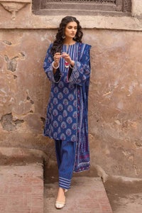 UAE -3PC Lawn Unstitched Digital Printed Suit CL-32425 B