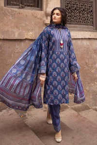 UAE -3PC Lawn Unstitched Digital Printed Suit CL-32425 B