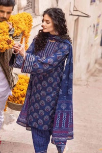 UAE -3PC Lawn Unstitched Digital Printed Suit CL-32425 B