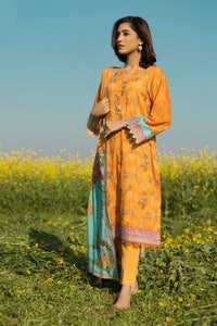 UAE -3PC Lawn Unstitched Digital Printed Suit CL-32189
