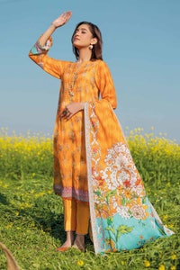 UAE -3PC Lawn Unstitched Digital Printed Suit CL-32189
