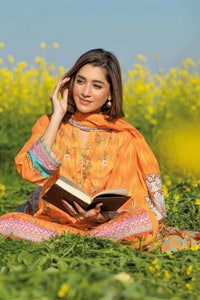UAE -3PC Lawn Unstitched Digital Printed Suit CL-32189