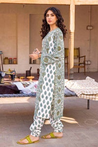 UAE -2PC Lawn Unstitched Printed Shirt Trousers Suit TL-32025 A