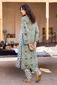 UAE -2PC Lawn Unstitched Printed Shirt Trousers Suit TL-32025 A