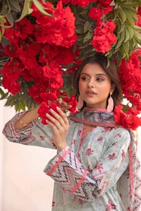 UAE -3PC Printed Lawn Unstitched Suit CL-32216 B