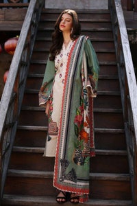UAE -3PC Lawn Unstitched Digital Printed Suit CL-32175