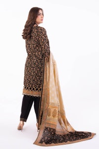 UAE -3 Piece Unstitched Printed Lawn Suit with Lacquer Printed Lawn Dupatta CL-42243 B