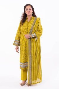 UAE -3 Piece Unstitched Printed Lawn Suit CL-42301 A