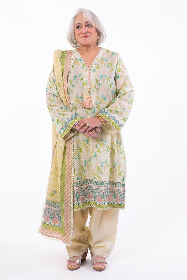 UAE -3 Piece Unstitched Printed Lawn Suit CL-52126 B