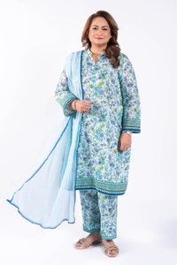 UAE -1 Piece Unstitched Printed Lawn Shirt SL-52024