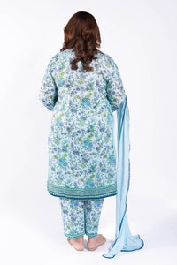 UAE -1 Piece Unstitched Printed Lawn Shirt SL-52024