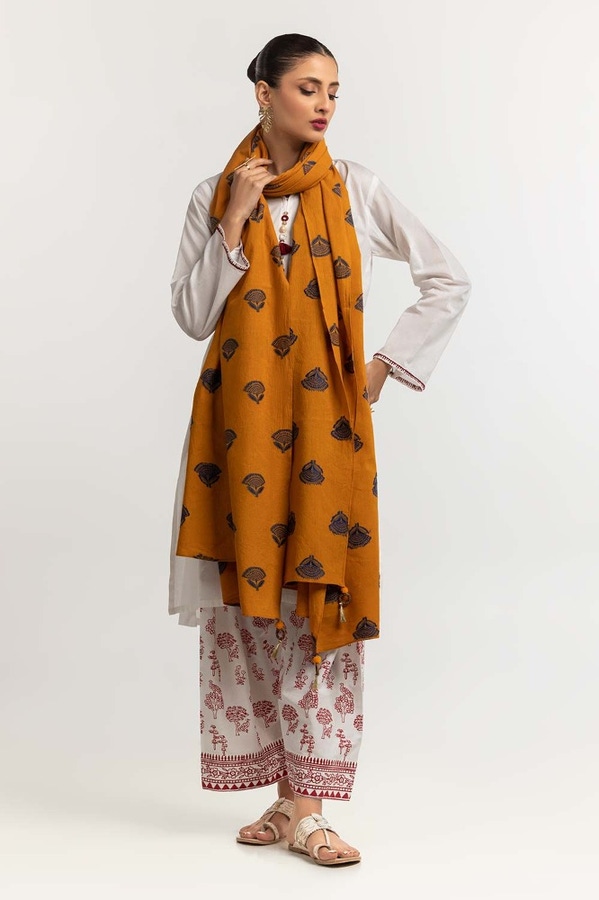 UAE -Dyed Jacquard Dupatta DUP-24-23