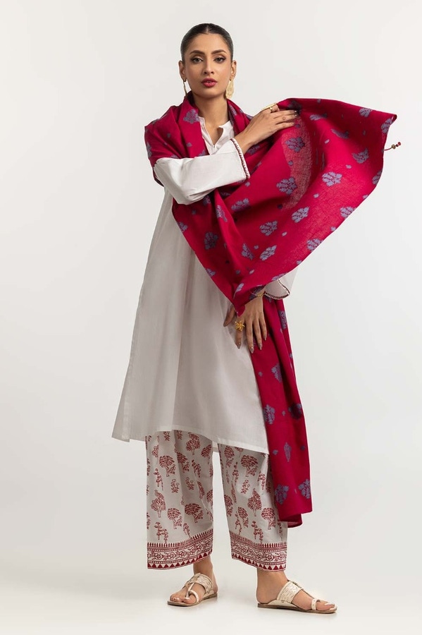 UAE -Dyed Jacquard Dupatta DUP-24-27