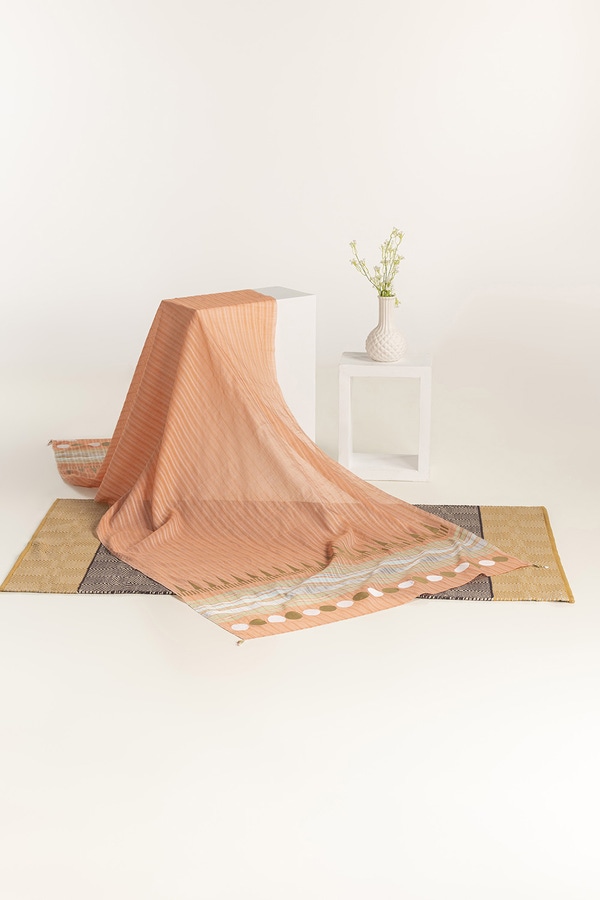 UAE -Yarn Dyed Block Printed Dupatta DUP-24-31