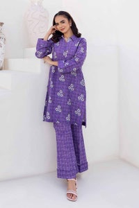 UAE -2PC Printed Cambric Unstitched Suit TCN-32004