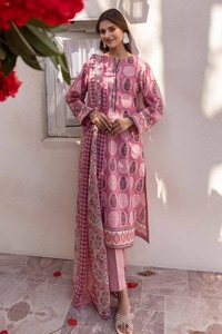 UAE -3PC Printed Lawn Unstitched Suit CL-32384 A