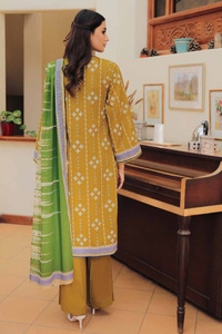 UAE -3PC Printed Lawn Unstitched Suit CL-32380 A