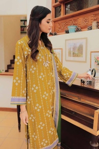 UAE -3PC Printed Lawn Unstitched Suit CL-32380 A