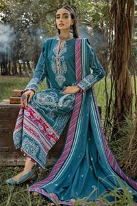 UAE -3PC Unstitched Khaddar Suit K-22055