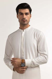 UAE -Egg White Styling Suit SK-S24-048