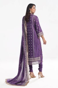 UAE -3 Piece Unstitched Embroidered Lawn Suit CL-52169