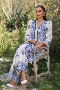 UAE -2 Piece Unstitched Embroidered Lawn Suit TL-52084