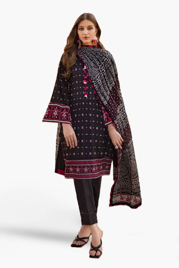 UAE -Embroidered Lawn Suit KJP-43176