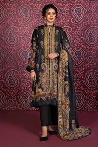 UAE -3PC Cotton Linen Unstitched Suit K-32003